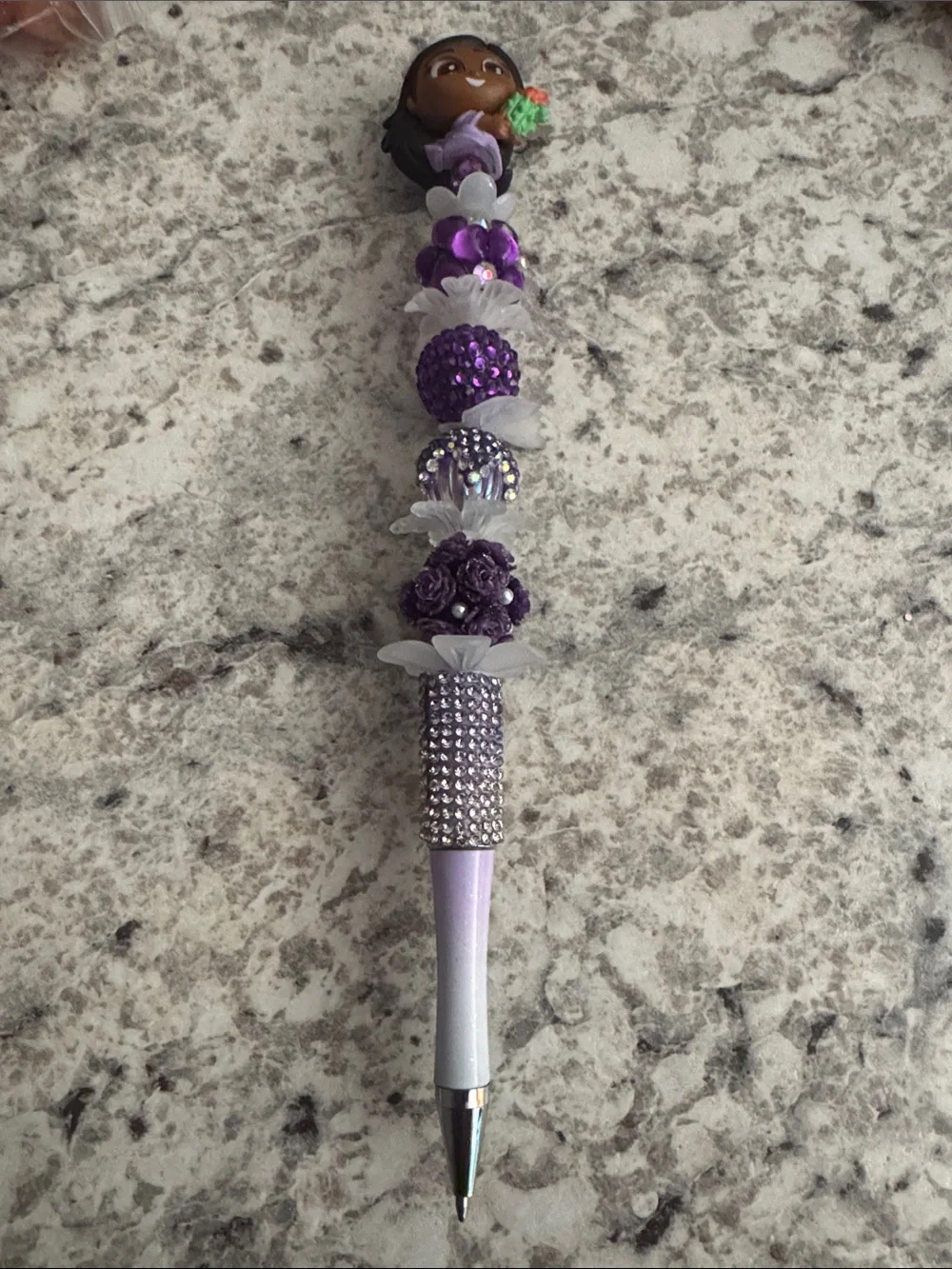 NWOT Disney Doorables Isabela Madrigal Beaded Pen Handmade by Me